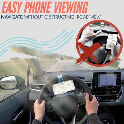 Skid Proof Steering Wheel Phone Mount