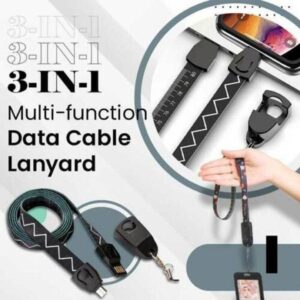 Cordón de cable de datos multifunción 3 en 1