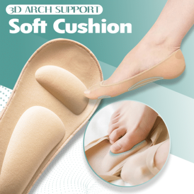 3D Arch -tuki pehmustetut sukat