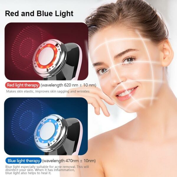 ANLAN EMS Facial Massager LED Light