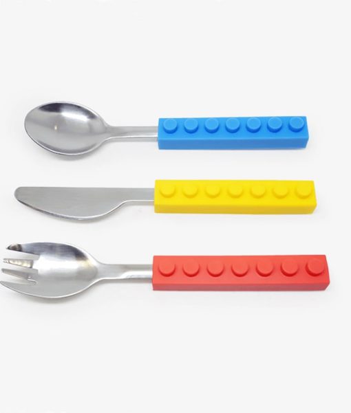 Brick Shape Stackable Cutlery Set
