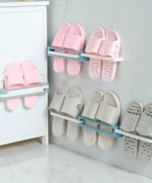 Drill-Free Slippers Rack