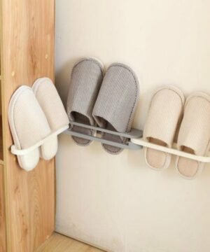 Drill-Free Slippers Rack