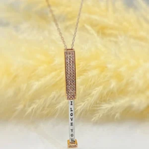 I Love You Pendant Necklace
