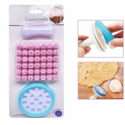 Interchangeable Alphabet Cookie Stamp Set