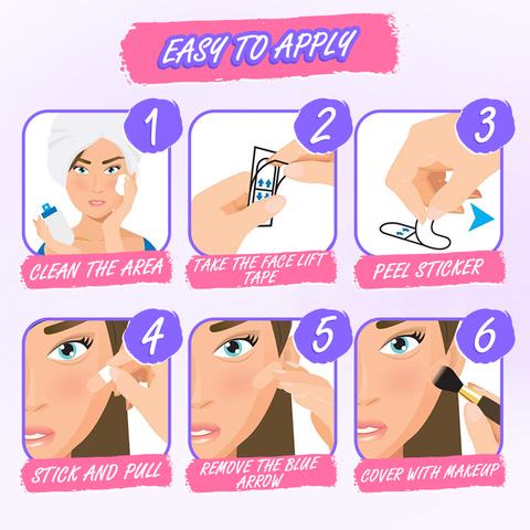 Invisible Thin Face Stickers