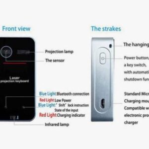 Portable Wireless Laser Keyboard