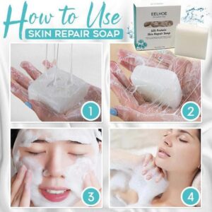 100g Silk Protein Skin Repair Σαπούνι Καθαρισμού Προσώπου