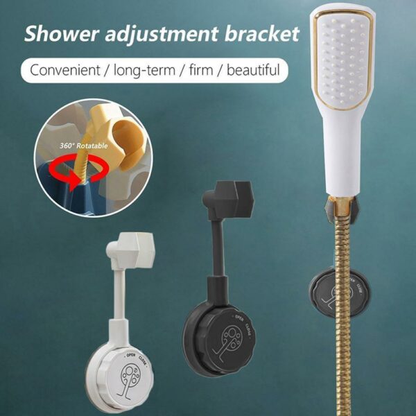 Regulacja uchwytu prysznicowego 360 ° bez dziurkowania