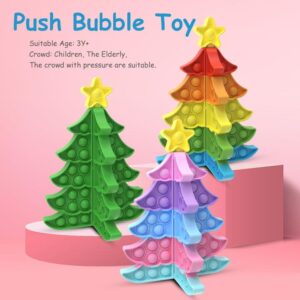 3D Chrëschtdag Pop Bubble Toy