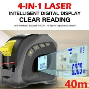 4 in 1 Waterproof Digital Laser Tape Measurer