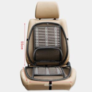 Ergonomic Bamboo Car Seat Pad