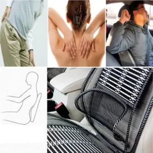 Ergonomic Bamboo Car Seat Pad