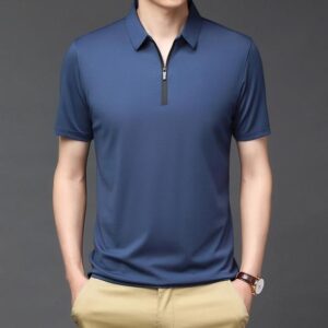Fashion Men's Ice Silk POLO Shirt