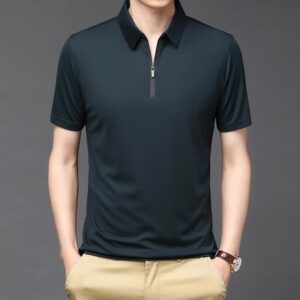 Fashion Men's Ice Silk POLO Shirt