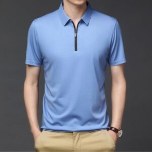 Fashion Men's Ice Silk POLO Shirt
