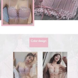 Floral Secrets Corset Floral Embroidery Bra