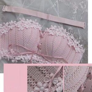 Floral Secrets Corset Floral Embroidery Bra