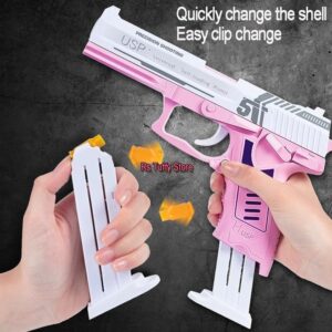 Glock M1911 Shell Ejection Soft Bullet Toy Gun