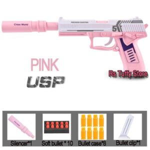 Glock M1911 Shell Ejection Soft Bullet Toy Gun