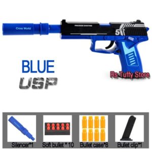 Glock M1911 Shell Ejection Soft Bullet Toy Gun