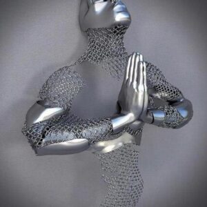 Love Heart Gray -3D Art Wall