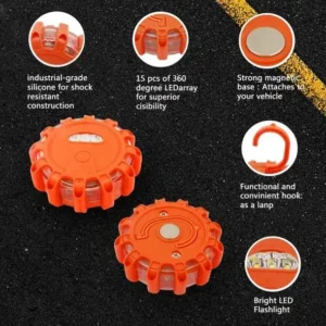 Magnetic Emergency Roadside Safety Flare