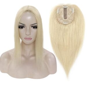 Natural Remy Human Straight Hair Topper