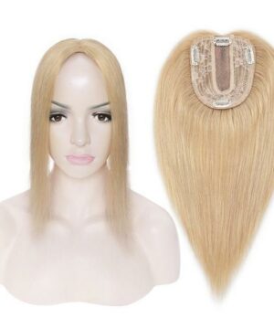 Natural Remy Human Straight Hair Topper