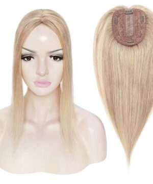 Natural Remy Human Straight Hair Topper