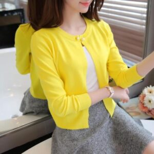 New Style Long-sleeved Cardigan Sweater