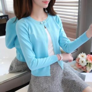 New Style Long-sleeved Cardigan Sweater