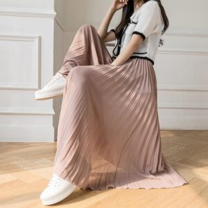 New Stylish Pleated Skirt Pants