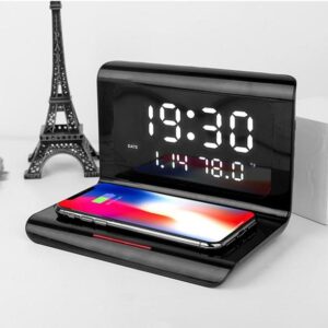 Phone Charging Station With Digital Alarm Clock