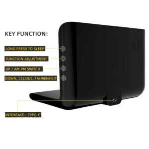 Phone Charging Station With Digital Alarm Clock