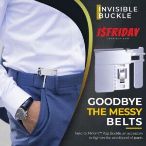 Pop Buckle Tighten Pants