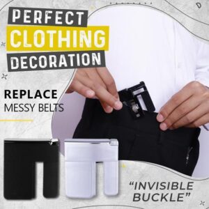 Pop Buckle Tighten Pants