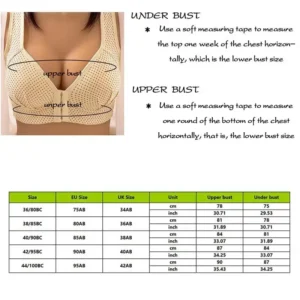 Seamless Front Closure Sexy Full Cup Push Up Bra