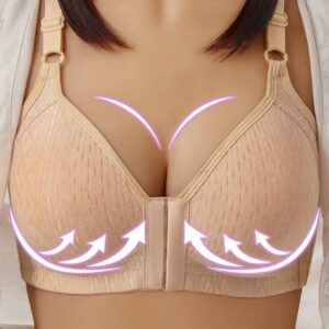 Seamless Front Closure Sexy Full Cup Push Up Bra