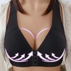 Seamless Front Closure Sexy Full Cup Push Up Bra