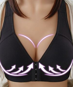 Seamless Front Closure Sexy Full Cup Push Up Bra