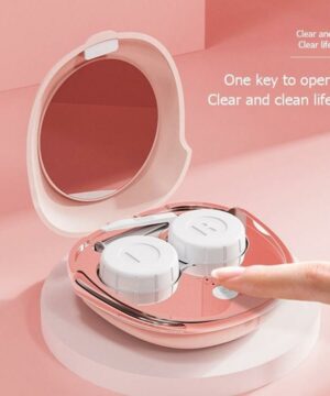 ULTRASONIC CLEANING CONTACT LENS CASE