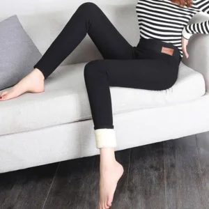 Warm Leggings High Waist Skinny Pants