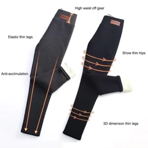 Warm Leggings High Waist Skinny Pants