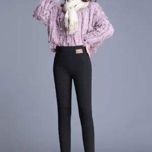 Warm Leggings High Waist Skinny Pants