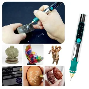 Wood Carving Drill Bit & Cordless Engraving Pen set