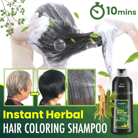 10 Mins Herbal Hair Darkening Shampoo