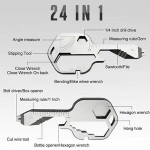 24-in-1 Multifunctional Durable Stainless Steel Key