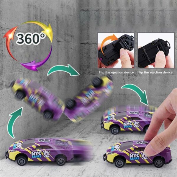 6/8Pcs Stunt Toy Car For Kids