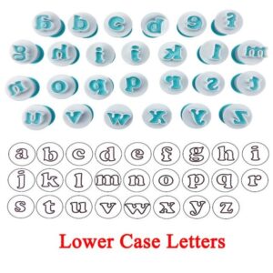 Alphabet Fondant Plunger Cutter